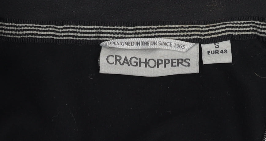 Craghoppers Unisex Black Pullover Fleece Sweatshirt, Size 20