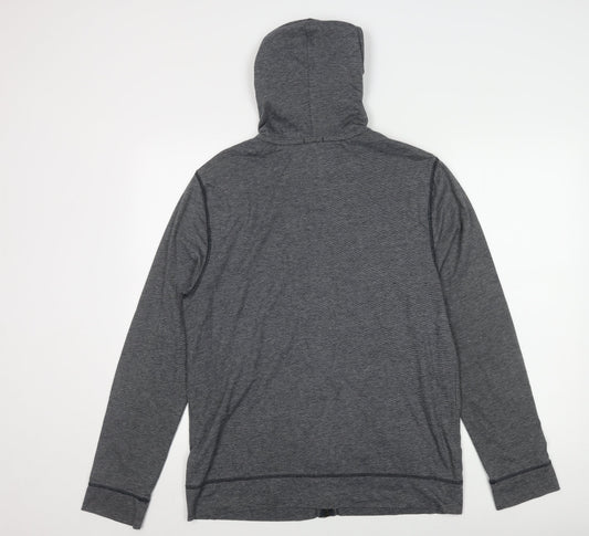 Abercrombie & Fitch Grey Men's Hooded Jacket M