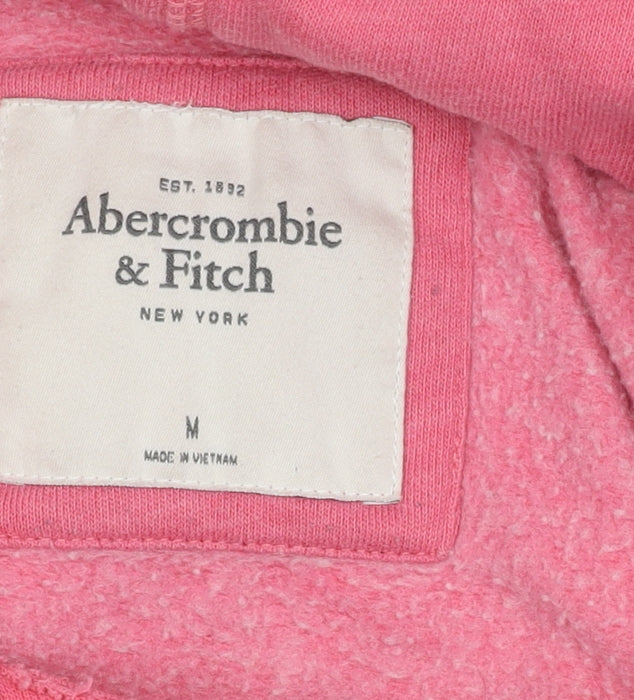 Abercrombie & Fitch Women's Pink Hoodie M - Excellent Condition