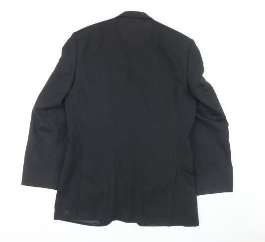 Mens UK Size 44 Jeff Banks Regular Grey Suit Jacket