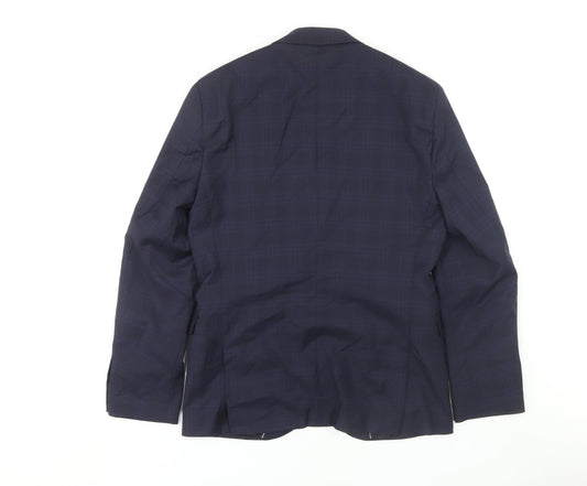 Mens UK Size 38 NEXT Regular Blue Suit Jacket