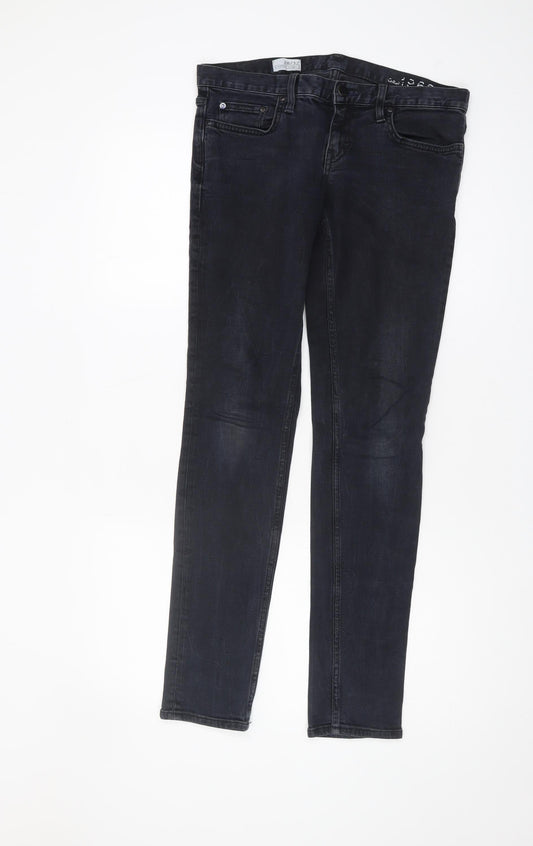 Womens UK Size 6 Gap Slim Fit Skinny Black Jeans