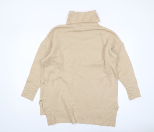 Womens UK Size 8 Brave Soul Beige Pullover Jumper