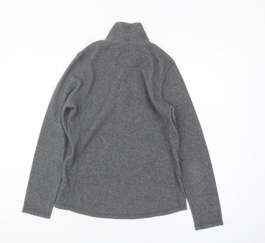 GAP Women's Grey 1/2 Zip Sweatshirt - Size S