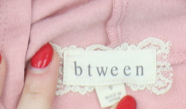btween Girls Pink Unicorn Pullover Hoodie, Size 5 Years