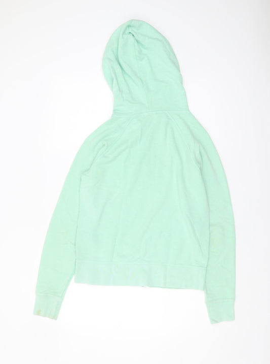 Gap Women's Green Full Zip Hoodie S