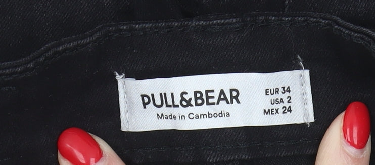 Pull&Bear Women's Black Skinny Jeans Size 6