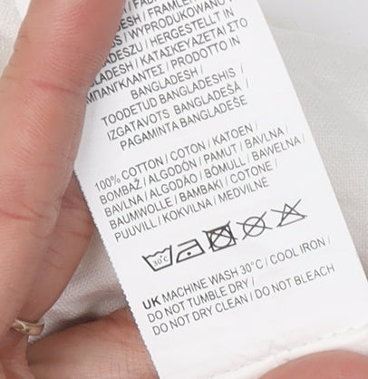 Jack Wills Men's White Shirt M Short Sleeve Casual