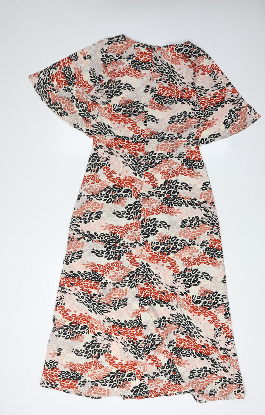 Quiz Women's Multicoloured Animal Print Dress, Size 10