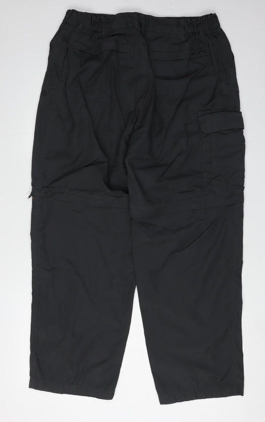 Craghoppers Men's Black Convertible Rain Trousers, Size S