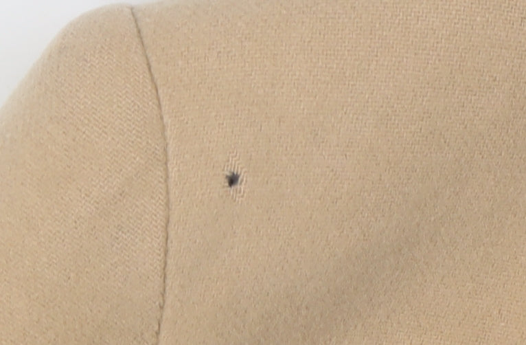 Womens UK Size 12 Charlotte Halton Beige Overcoat