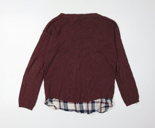 Womens UK Size 6 FatFace Red Pullover Jumper