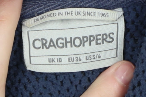 Craghoppers Women's Blue Fleece Sweatshirt Size 10