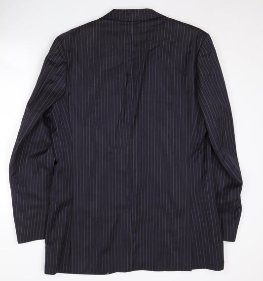 Mens UK Size 42 St. George by Duffer Regular Blue Suit Jacket