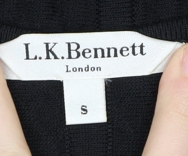 Additional view of L.K. Bennett Women's Black Blazer S Shawl Collar