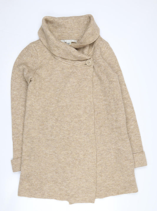 Womens UK Size M Max Studio Beige Cape Jumper