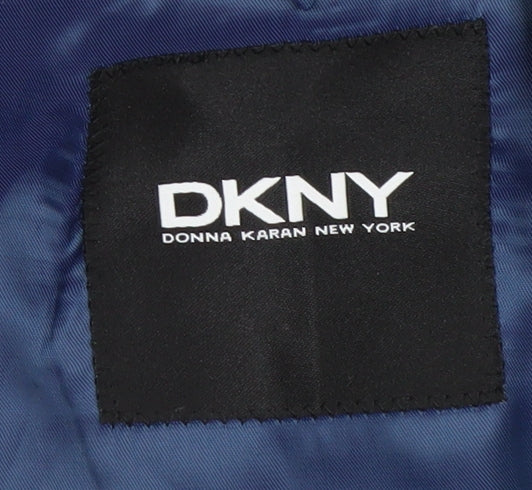 Mens UK Size 34 DKNY Regular Blue Suit Jacket