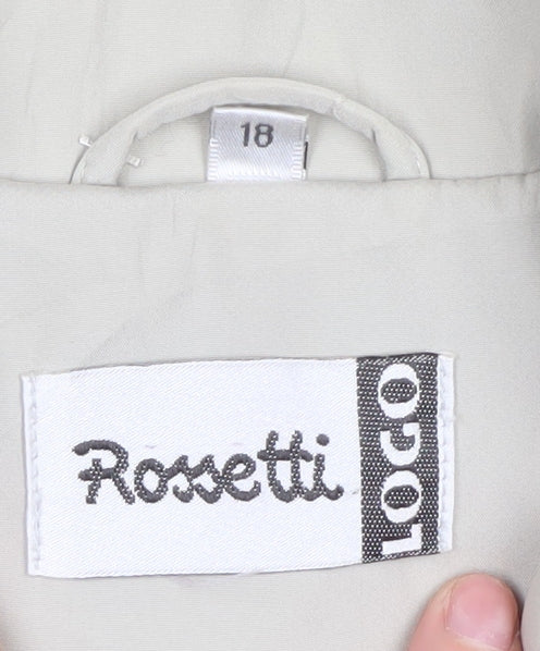 Womens UK Size 18 Rossetti Ivory Overcoat