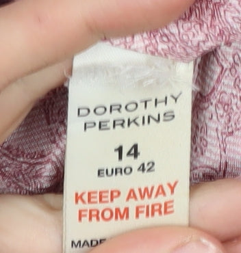 Dorothy Perkins Women's Black Pinstripe Blazer Size 14