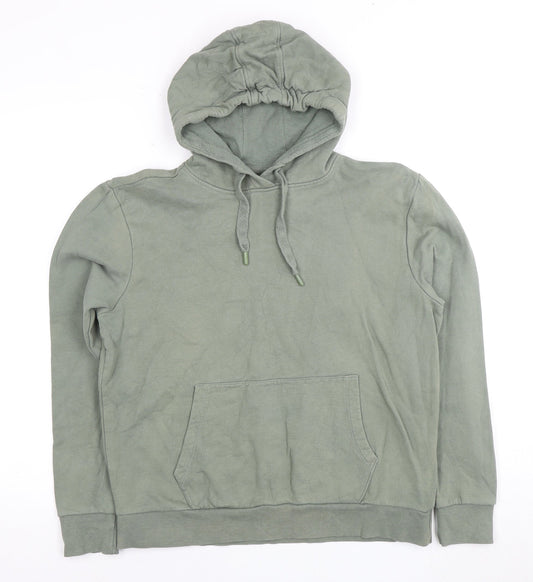 Additional front view of Mountain Warehouse Green Pullover Hoodie, size 12, unisex