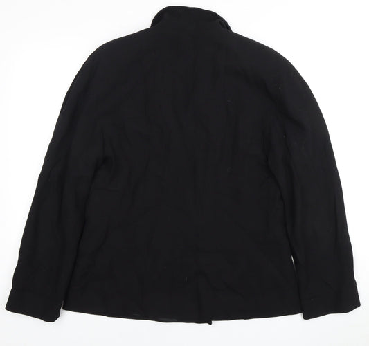 Womens UK Size 14 Laura Ashley Regular Black Blazer