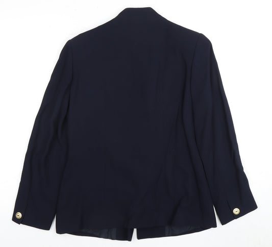 Viyella Women's Petite Navy Blazer Size 8