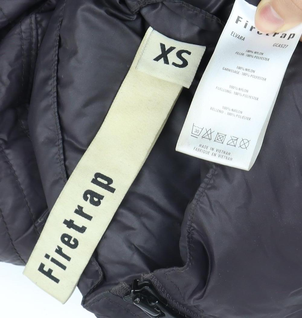 Womens UK Size XS Firetrap Black Puffer Jacket