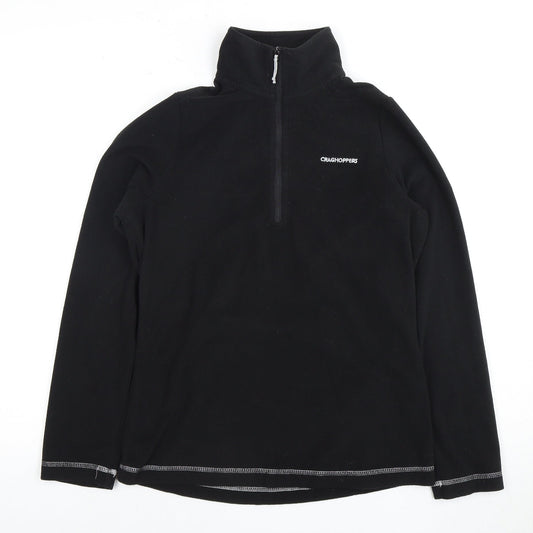 Womens UK Size XS Craghoppers Black Pullover Sweatshirt
