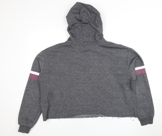 Harry Potter Women's Grey Hoodie, Size 18, Hogwarts Design