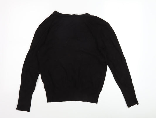 Womens UK Size 12 Zara Black Pullover Jumper