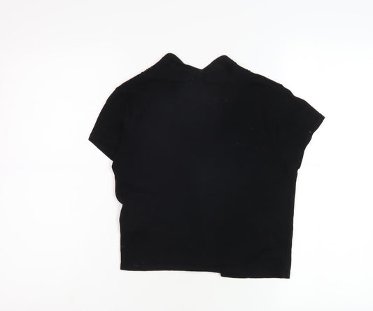 Womens UK Size 10 Redherring Black Shrug Jumper