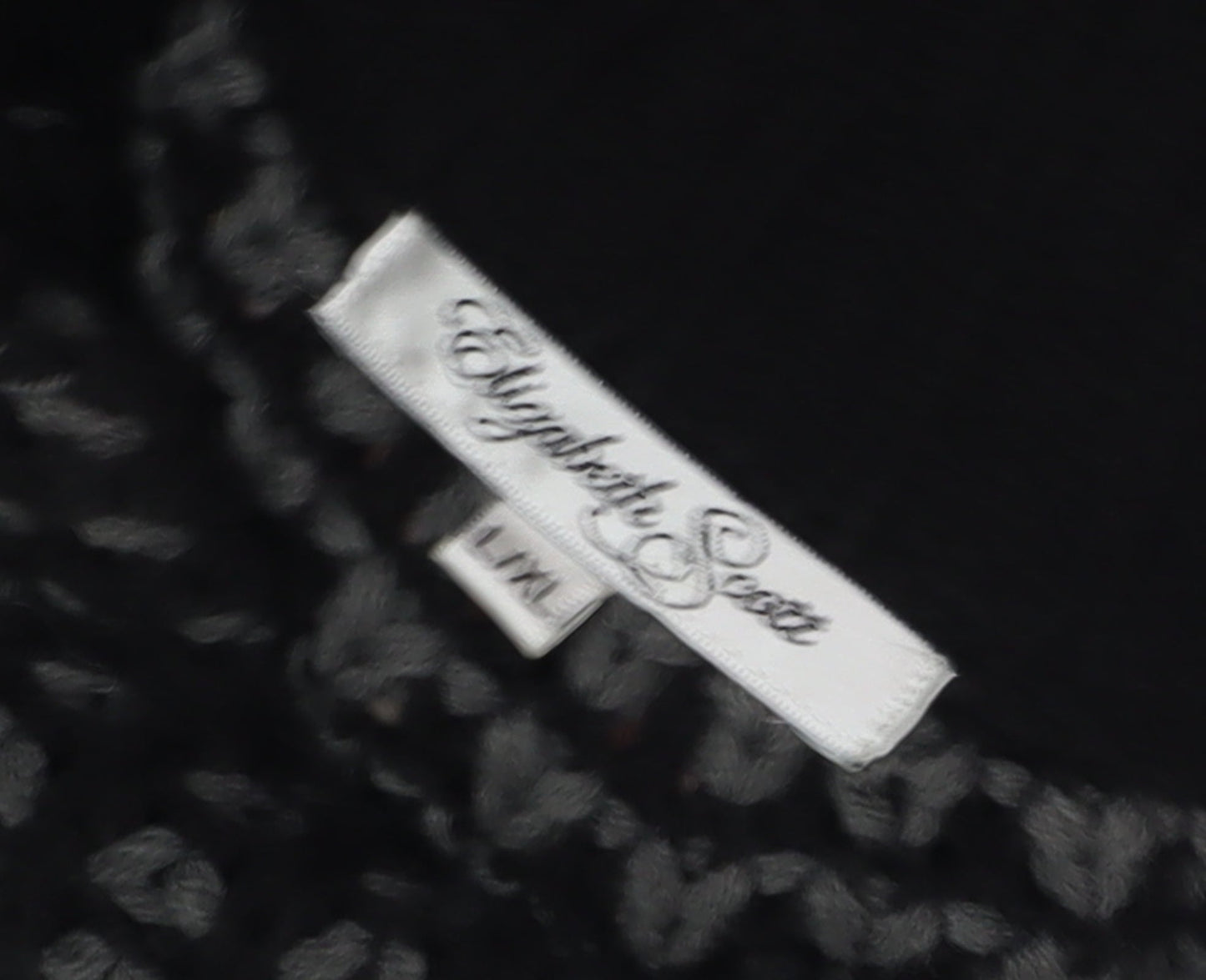 Elizabeth Scott Women's Black Jacket, Size L/XL