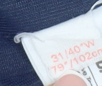 AllSquare Men's Red Trousers, 31 Waist, Straight Leg