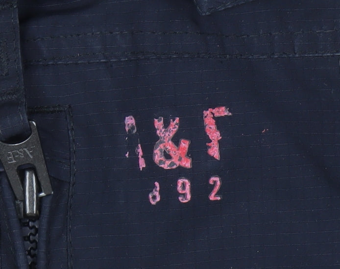 Abercrombie Men's Black Hooded Jacket M