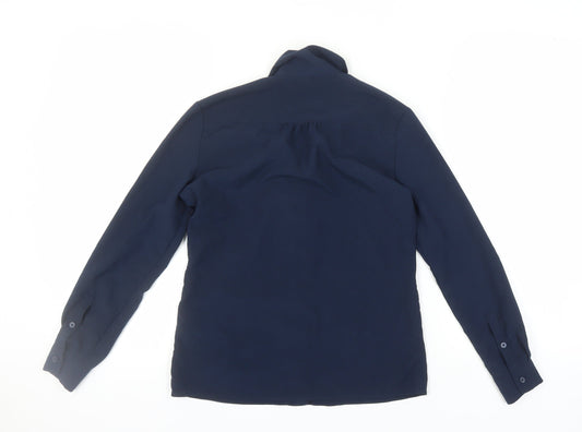 Banana Republic Women's Blue Petite Blouse XXS