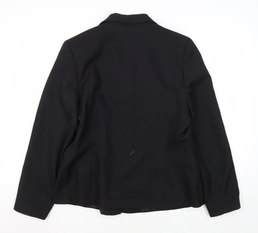 New Look Women's Black Blazer UK 18 Classic Fit