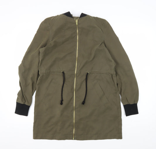 Womens UK Size 8 H&M Green Basic Jacket