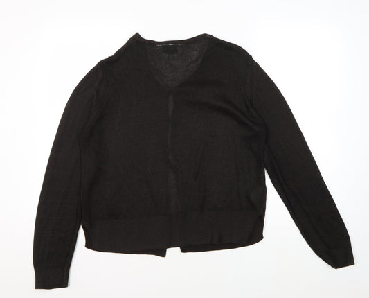 Laura Ashley Women's Black Cardigan, M, V-Neck