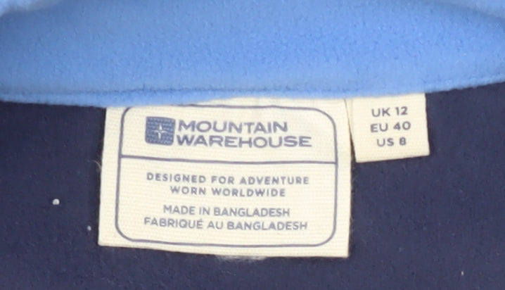 Mountain Warehouse Women's Blue Fleece Waistcoat, Size 12