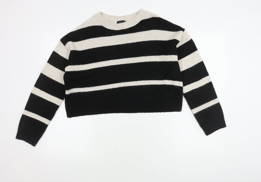 Womens UK Size M New Look Multicoloured Pullover Jumper