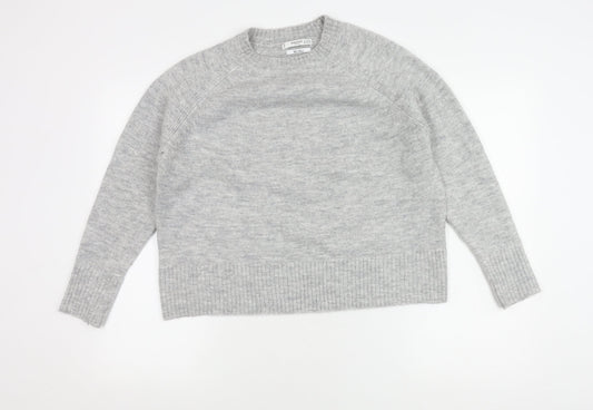 Womens UK Size XS Mango Grey Pullover Jumper