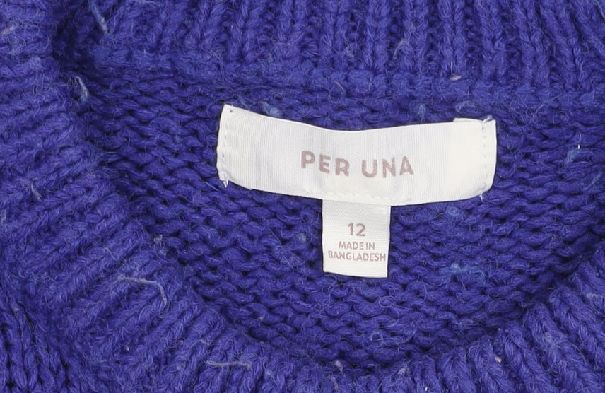 Womens UK Size 12 Per Una Multicoloured Pullover Jumper
