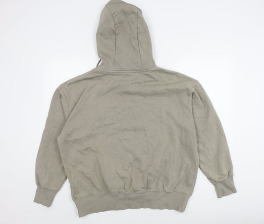 Mens UK Size M Nike Beige Pullover Hoodie