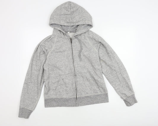 Uniqlo Women’s Grey Hooded Zip Jacket Size M