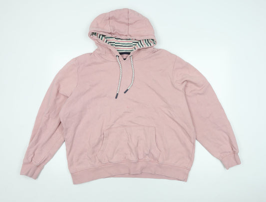 Crew Clothing Women's Pink Pullover Hoodie Size 18