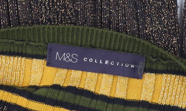 Womens UK Size 10 Marks and Spencer Multicoloured Pullover Jumper