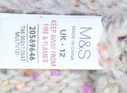 Womens UK Size 12 Marks and Spencer Multicoloured Pullover Jumper