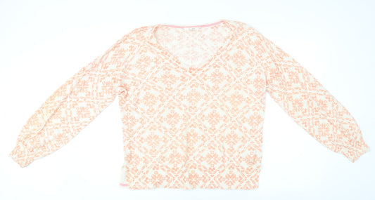 Womens UK Size 16 White Stuff Pink Pullover Jumper