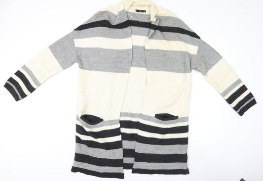 Womens UK Size One Size Mango Multicoloured Cardigan Jumper