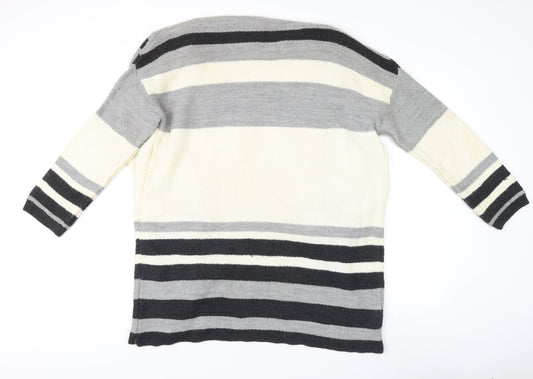 Womens UK Size One Size Mango Multicoloured Cardigan Jumper